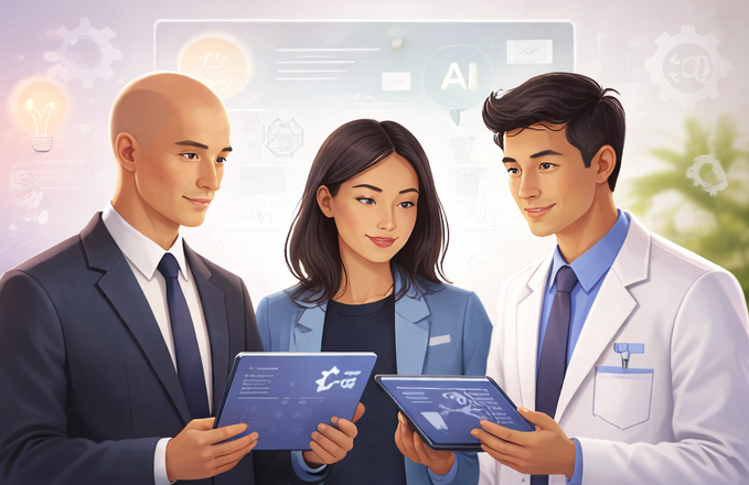 Comunidad profesional aprendiendo